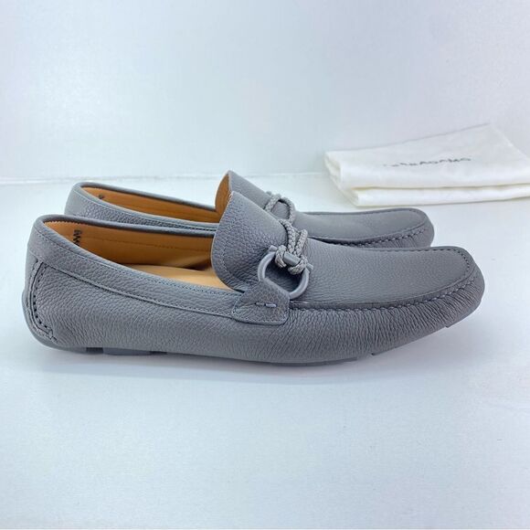 Salvatore Ferragamo Men’s Drive Gancini-buckle leather loafers - Picture 2 of 9